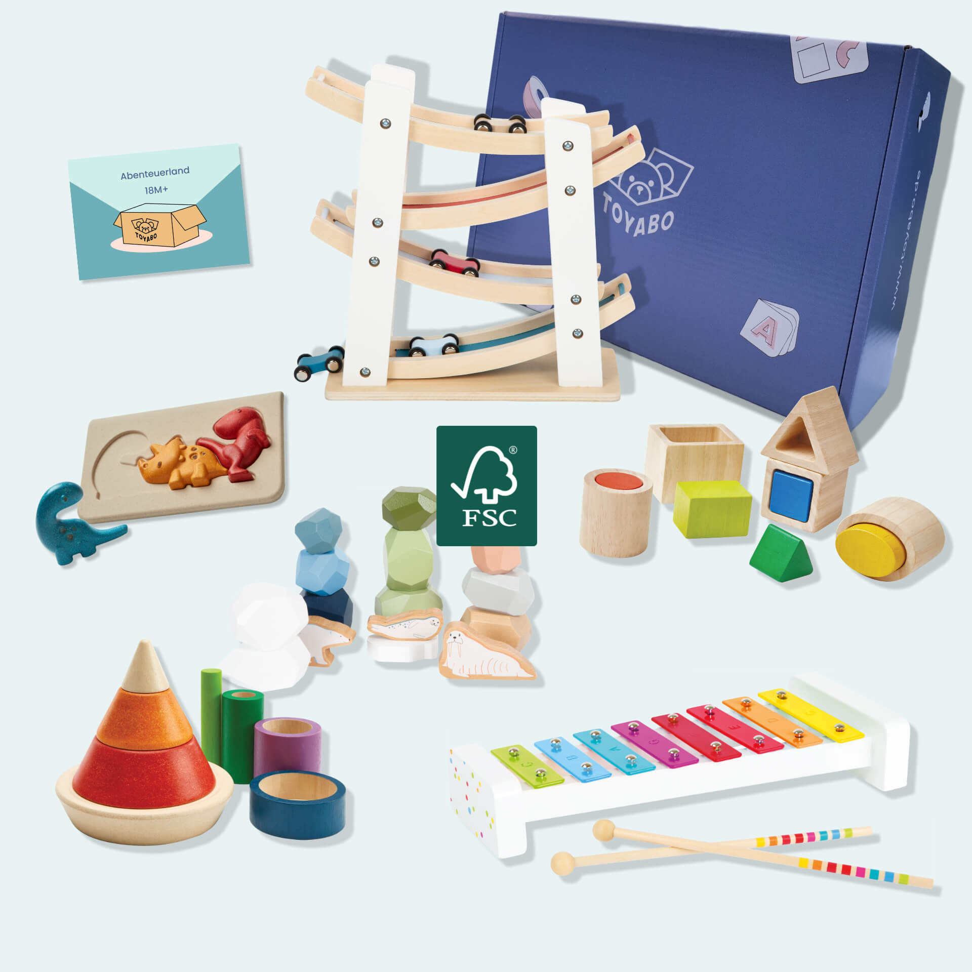 spielzeug nachhaltig Monate 19, 20, 21 - Abenteuerland - Nachhaltig & Montessori-Inspiriert